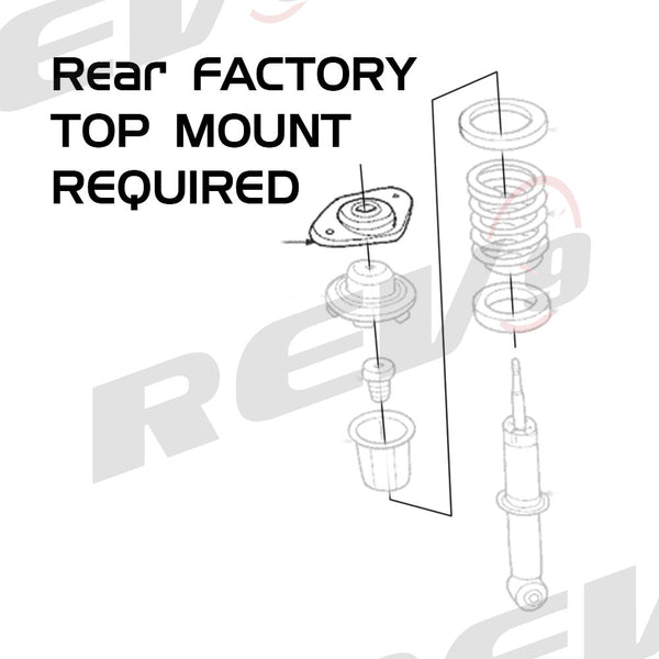 Rev9 Power Hyper-Street Basic Coilovers - MINI Cooper Countryman (R60) 2011-16