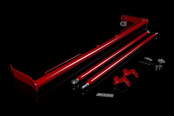 BRAUM Racing Red Gloss Seatbelt Harness Bar Kit - Chevy Camaro (2010-2015)