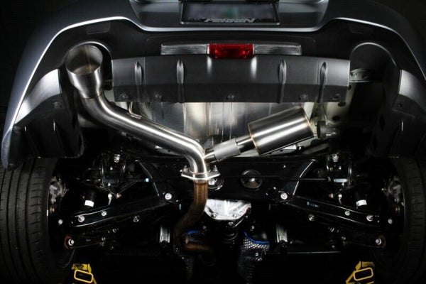 Perrin Axle Back Exhaust SS (Single Side Exit w/Helmholtz Chamber) - Toyota GR86 / Subaru BRZ (2022+)