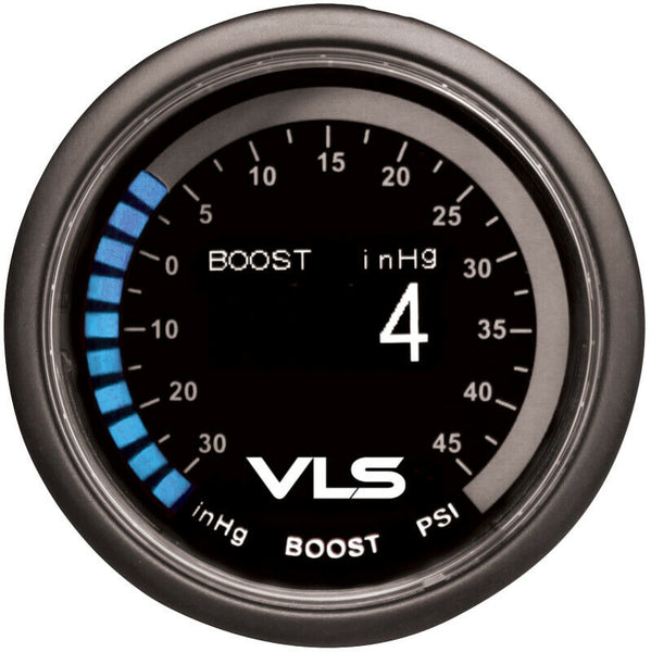 Tanabe Revel VLS 52mm OLED 30inHG -45PSI Turbo Boost Gauge