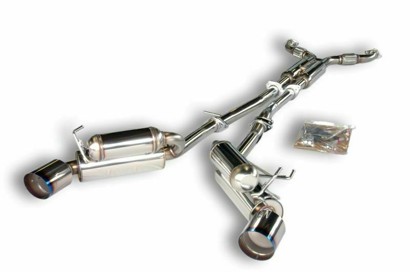 HKS Stainless Steel Dual Hi Power Titanium Tip Exhaust System - Nissan Z33 350z (2003-2006)