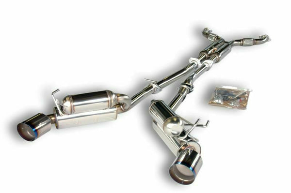 HKS Stainless Steel Dual Hi Power Titanium Tip Exhaust System - Nissan Z33 350z (2003-2006)