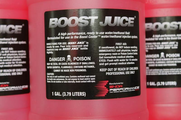 Snow Performance Boost Juice 50/50 Water Methanol - 4 Gallons (Case of 4 Jugs)