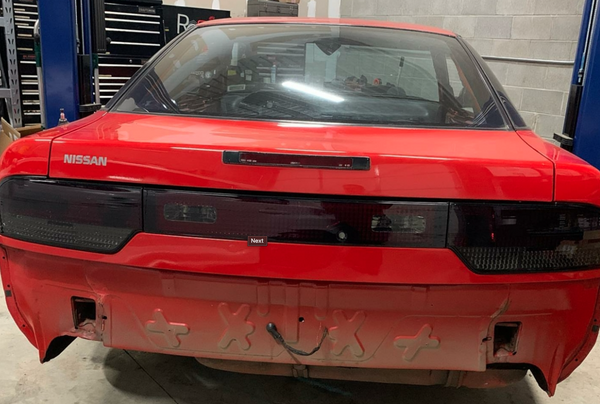 Phase 2 Motortrend (P2M) Smoked Rear Taillights - Nissan 180sx 240sx S13 Hatchback (1989-1994)