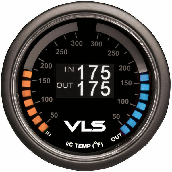Tanabe Revel VLS 52mm Digital OLED 50-300 DegreesºF Dual Intercooler Temperature Gauge