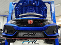 PRL Billet Aluminum FMIC Front Mount Intercooler Kit - Raw - Honda Civic Type R FK8 (2017+)