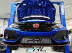 PRL Billet Aluminum FMIC Front Mount Intercooler Kit - Raw - Honda Civic Type R FK8 (2017+)