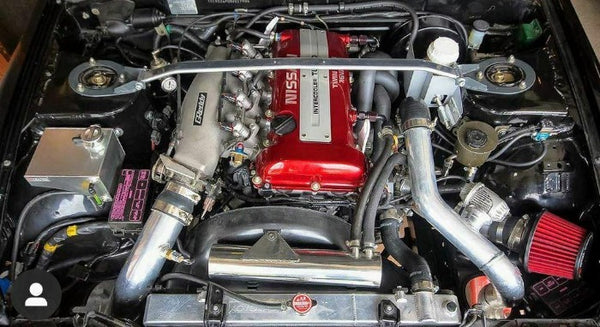 Phase 2 Motortrend (P2M) Coolant Over Flow Reservoir Expansion Tank Reserve - Nissan Silvia S13 180sx 240sx (1989-1994)