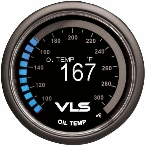 Tanabe Revel VLS 52mm Digital OLED 100-300 Degrees ºF Oil Temperature Gauge