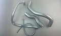 Phase 2 Motortrend (P2M) Radiator Coolant Hoses Kit 4pcs BLACK - Nissan 350z Z33 VQ35DE (2003-2006)