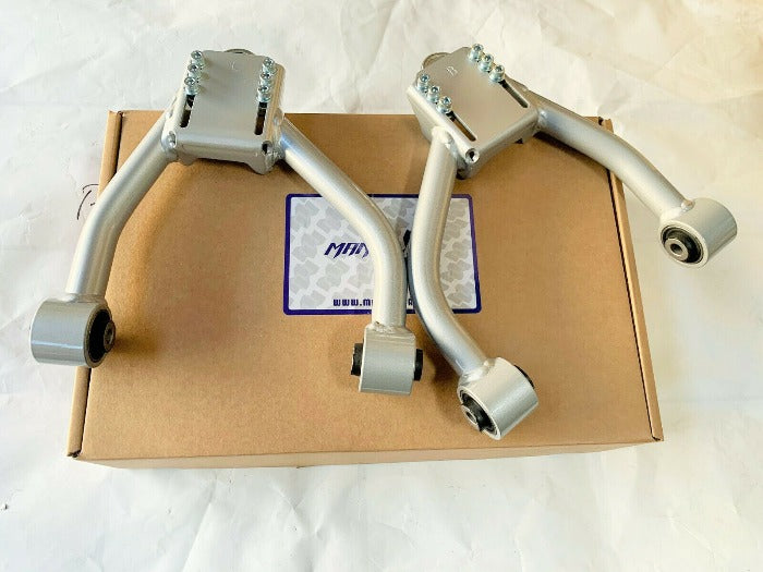 Manzo Adjustable Front Upper Camber Control Arms Set FUCA - Lexus IS250 / IS350 RWD (2006-2013)