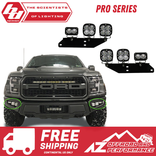 Baja Designs LED Driving / Fog Pro Pocket Light Kit - Ford F-150 Raptor (2017+)