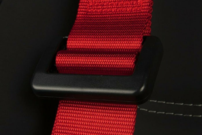 BRAUM Racing 4 Point 2" Strap Racing Single Harness - Red