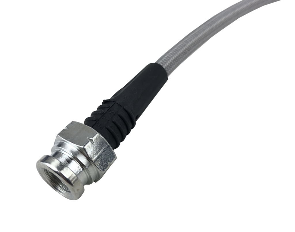 Phase 2 Motortrend (P2M) Stainless Steel Braided Front Z32 Conversion Brake Lines - Nissan 240sx (1989-1998)