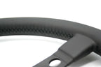 MOMO PROTOTIPO Black Edition Steering Wheel - 350MM - Black Leather / Brushed Black Anodized
