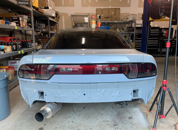 Phase 2 Motortrend (P2M) Smoked Rear Taillights - Nissan 180sx 240sx S13 Hatchback (1989-1994)