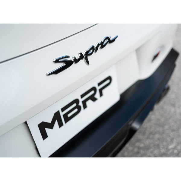MBRP Armor Pro Dual Catback Exhaust System w/ Burnt Titanium Tips - Toyota A90 Supra 3.0T (2020+)