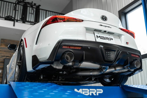 MBRP Armor Pro Dual Catback Exhaust System w/ Carbon Tips - Toyota A90 Supra 3.0T (2020+)
