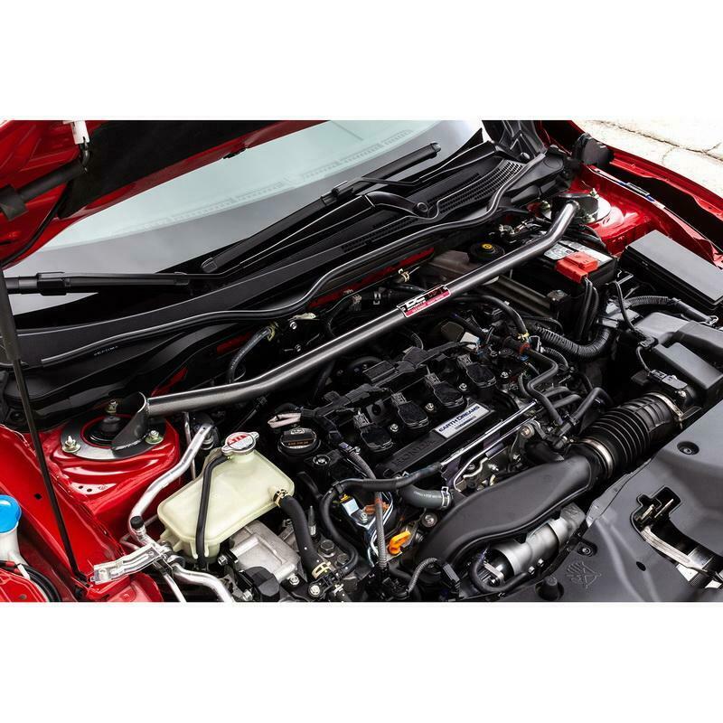 DC Sports Carbon Steel Front Upper Strut Tower Bar - Honda Civic & Si (2016-2020)