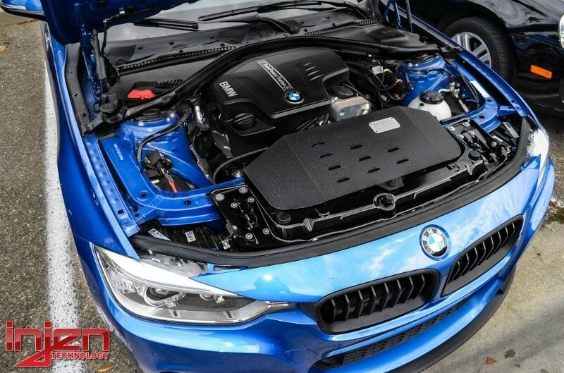 Injen SP Short Ram Cold Air Intake System (Wrinkle Black) - BMW 220i/228i/xDrive (F22) 2014-2016 / BMW 320i/xDrive (F3x) 2013-2018 / BMW 328i/xDrive (F3x) 2012-2016 / BMW 420i/428i/xDrive (F3x) 2014-2016