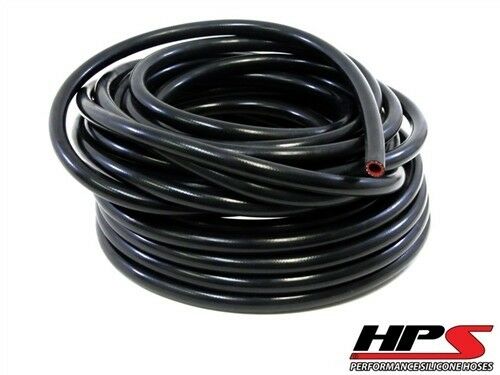 1 Feet HPS 5/32" 4mm High Temp Reinforce Silicone Heater Hose Tube Coolant - Black