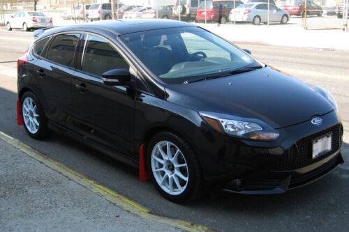 Rally Armor Red w/ White Logo Mud Flaps - Ford Focus / ST / RS (2012-2019)