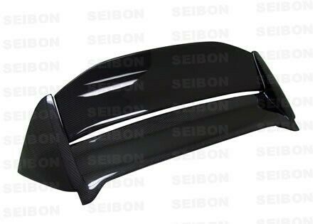 Seibon MG Style Carbon Fiber Rear Spoiler - Honda Civic Si Hatchback EP3 (2002-2005)