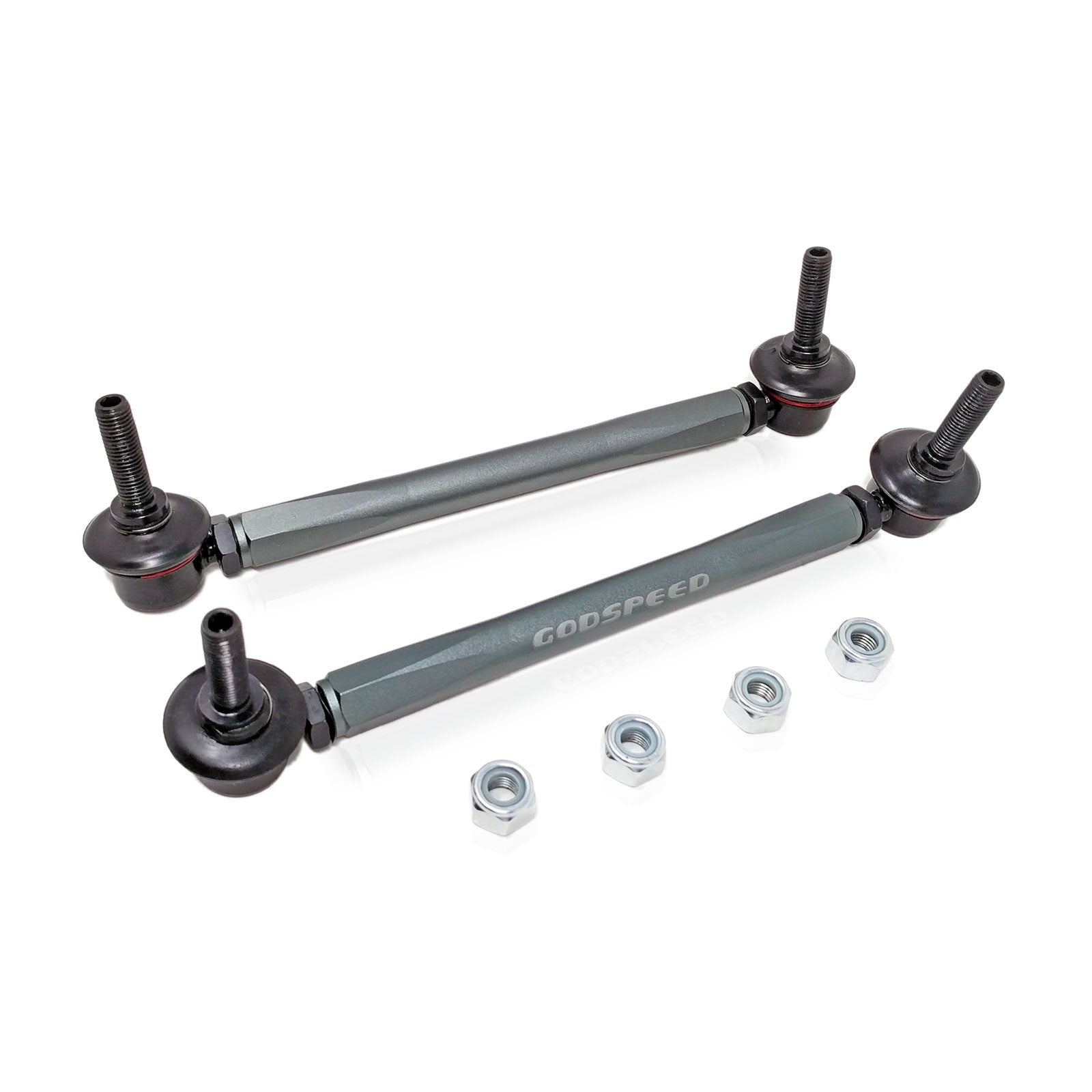 GSP GodSpeed Project 250mm - 310mm Front Sway Bar Adjustable Links Set w/ 12mm Bolts - Universal