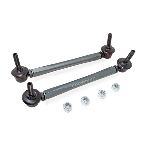 GSP GodSpeed Project 250mm - 310mm Front Sway Bar Adjustable Links Set w/ 12mm Bolts - Universal