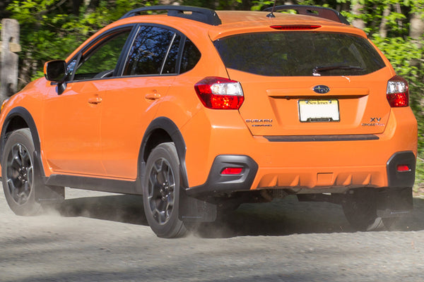Rally Armor UR Black w/ Grey Logo Mud Flaps Set of 4 - Subaru XV Crosstrek (2013-2017)