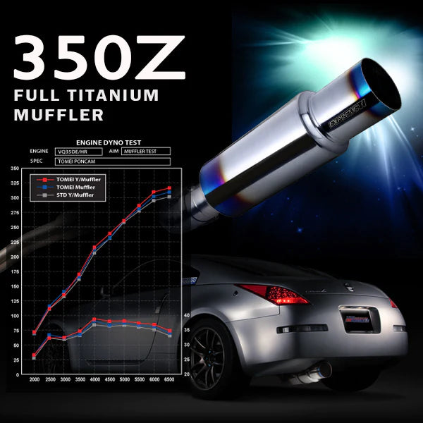 Tomei Expreme Ti Titanium Cat-Back Exhaust System - Nissan Z33 350Z (2003-2009)