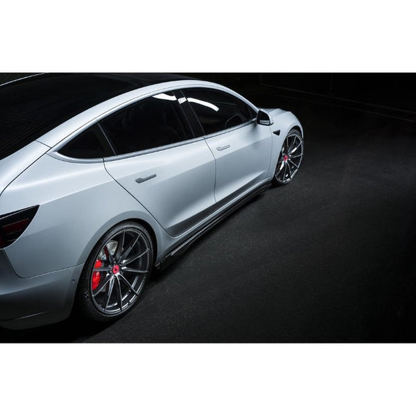 Vorsteiner Volta Carbon Fiber Side Skirts Set - Tesla Model 3 (2017+)