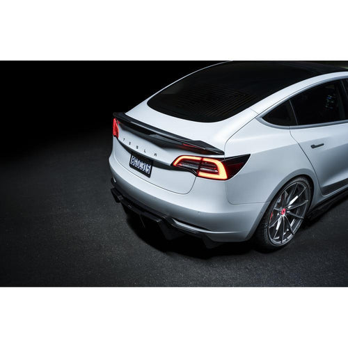 Vorsteiner Carbon Fiber Rear Volta Edition Diffuser (Glossy) - Tesla Model 3 (2017+)