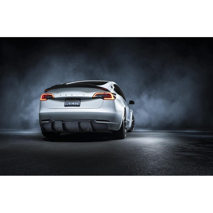 Vorsteiner Carbon Fiber Volta Aero Decklid Lip Spoiler - Tesla Model 3 (2017+)